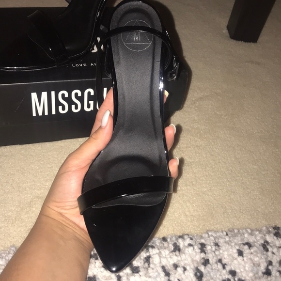 Pointed Toe Barely There Patent - Picture 5 of 6